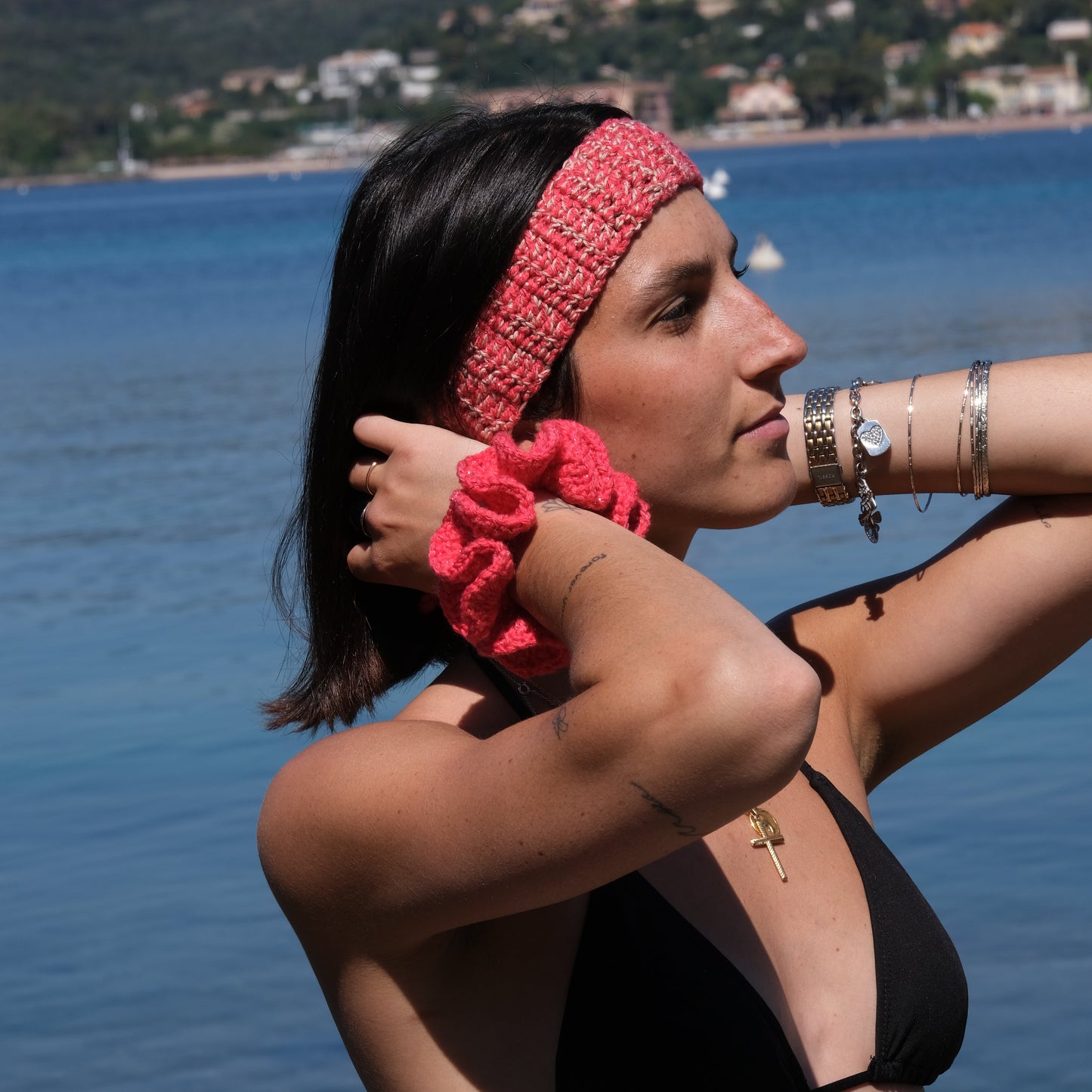 Bandeau en crochet